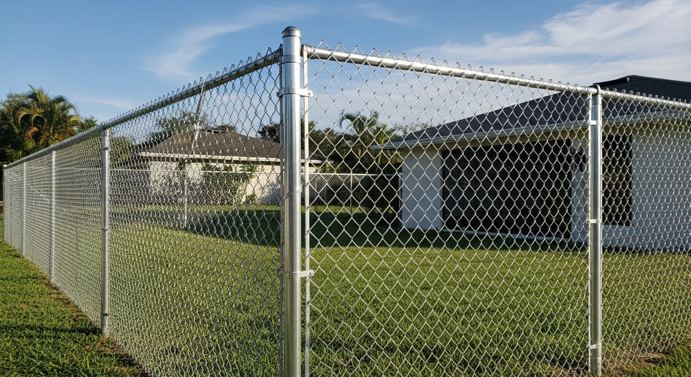 Chain Link Fence installation in Tampa Bay, FL